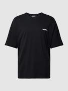 REVIEW T-Shirt mit Rundhalsausschnitt in Black, Größe XL