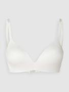Triumph Soft-BH aus Satin in Offwhite, Größe 70B