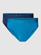 Sloggi Slip mit Allover-Muster im 2er-Pack Modell 'EVER AIRY' in Blau,...