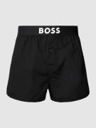 BOSS Boxershorts mit Label-Print in Black, Größe L