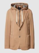 BOSS Sakko mit eingenähter Sweatjacke in Beige, Größe 26