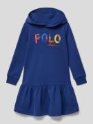 Polo Ralph Lauren Kids Kleid mit Label-Print in Marine, Größe 122