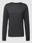 Jockey Longsleeve im melierten Design Modell 'Night & Day' in Anthrazi...