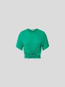 Rabanne Cropped T-Shirt aus Viskose-Mix in Gruen, Größe L/XL