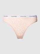 Calvin Klein Underwear String mit Animal-Print in Rose, Größe L