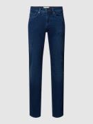 Brax Slim Fit Jeans mit Kontrastnähten Modell 'Chris' in Jeansblau, Gr...