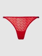 Guess String mit Logo-Muster Modell 'EDYTHA' in Rot, Größe L