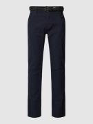 Tom Tailor Denim Chino mit Gürtel in Marine, Größe 28/32