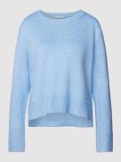 Tom Tailor Strickpullover mit Rundhalsausschnitt in Hellblau, Größe S