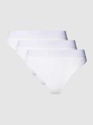 Marc O'Polo String mit elastischem Logo-Bund im 3er-Pack in Weiss, Grö...
