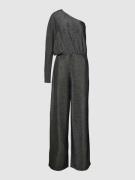 Tom Tailor Denim Jumpsuit mit Effektgarn in Black, Größe L