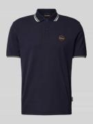 Napapijri Regular Fit Poloshirt mit Label-Badge Modell 'MACAS' in Mari...