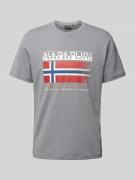 Napapijri T-Shirt mit Label- und Statement-Print Modell 'S-KREIS' in M...