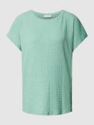 Christian Berg Woman T-Shirt mit Strukturmuster in Mint, Größe L