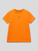 Polo Ralph Lauren Teens T-Shirt mit Logo-Stitching in Orange, Größe L