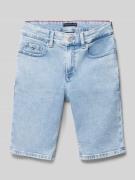 Tommy Hilfiger Teens Jeansshorts mit Label-Detail in Bleu, Größe 164