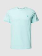 Calvin Klein Jeans T-Shirt mit Label-Stitching in Aqua, Größe M