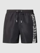 Calvin Klein Underwear Badehose mit Label-Print in Black, Größe S