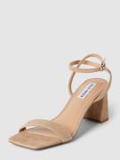 Steve Madden Sandalette aus Leder Modell 'LUXE' in Beige, Größe 41