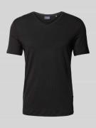 OLYMP Level Five Regular Fit T-Shirt aus reiner Baumwolle in Black, Gr...