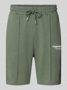 Jack & Jones Sweatshorts mit Tunnelzug Modell 'ESTERBRO' in Oliv, Größ...