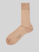 Falke Socken aus reiner Baumwolle Modell 'Shadow' in Camel, Größe 41/4...