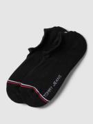 Tommy Hilfiger Füßlinge mit Kontraststreifen im 2er-Pack in Black, Grö...