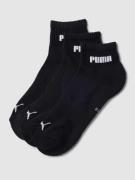 Puma Sneakersocken mit Label-Print im 3er-Pack in Black, Größe 39-42