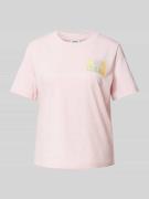 Esprit T-Shirt mit Rundhalsausschnitt in Rosa, Größe M