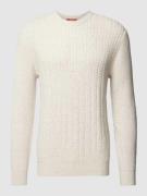 Esprit Collection Strickpullover mit gerippten Abschlüssen in Offwhite...