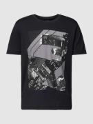 Esprit Collection T-Shirt mit Motiv-Print in Black, Größe L