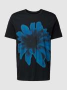 Esprit Collection T-Shirt mit Motiv-Print Modell 'Pima' in Black, Größ...