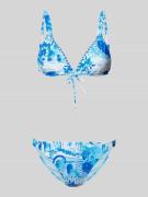 Shiwi Bikini-Set mit Allover-Print Modell 'BINDI' in Blau, Größe 38