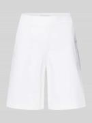 Raffaello Rossi Shorts in unifarbenem Design Modell 'Iska' in Weiss, G...