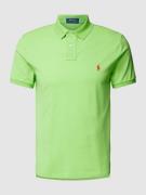 Polo Ralph Lauren Poloshirt mit Logo-Stitching Modell 'BASIC' in Hellg...