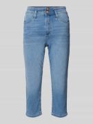 s.Oliver RED LABEL Slim Fit Caprijeans mit Gürtelschlaufen in Hellblau...