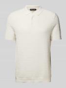 Michael Kors Regular Fit Poloshirt mit Strukturmuster Modell 'TUCK STR...