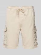 MCNEAL Shorts in unifarbenem Design mit elastischem Bund in Beige, Grö...