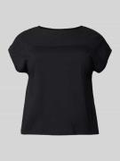 Vero Moda T-Shirt mit Lochstickerei Modell 'KAYA' in Black, Größe 46