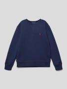 Polo Ralph Lauren Teens Sweatshirt in Melange-Optik mit Label-Stitchin...