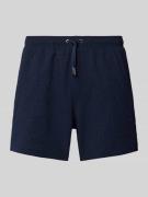 ARMANI EXCHANGE Regular Fit Badeshorts mit elastischem Bund in Marine,...