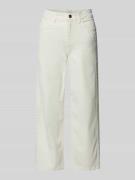 Milano Italy Regular Fit Culotte im 5-Pocket-Design in Offwhite, Größe...