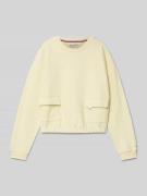 Tommy Hilfiger Teens Sweatshirt mit Label-Stitching in Hellgelb, Größe...