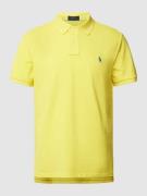 Polo Ralph Lauren Slim Fit Poloshirt mit unifarbenem Design in Gelb, G...