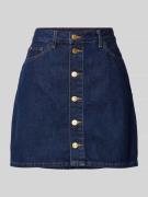 Tommy Hilfiger Jeansrock mit durchgehender Knopfleiste in Jeansblau, G...