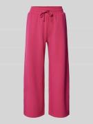 Christian Berg Woman Wide Leg Sweatpants mit elastischem Bund in Pink,...