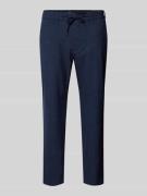 MCNEAL Tapered Fit Stoffhose mit Gesäßtaschen in Marine, Größe M