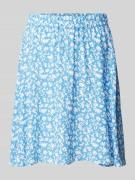 Marc O'Polo Denim Minirock mit Allover-Print in Hellblau, Größe XS