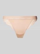 Guess Slip mit Spitzenbesatz Modell 'JANE' in Beige, Größe M