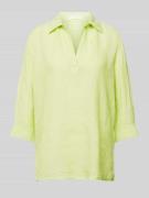 OPUS Loose Fit Blusenshirt aus reinem Leinen Modell 'Fengani' in Hellg...